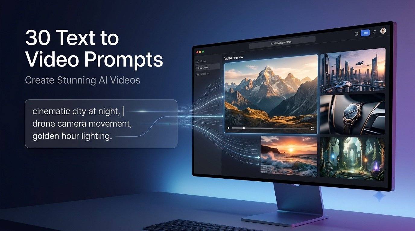 30 Text to Video Prompt Ideas for Stunning Results